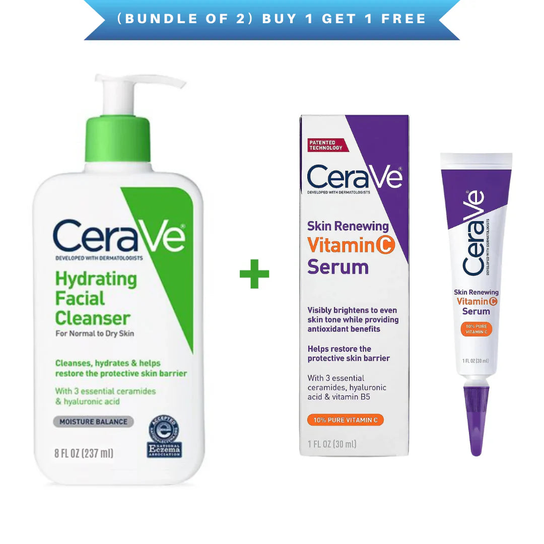 (Bundle of 2) Hydrating Cleanser + Serum